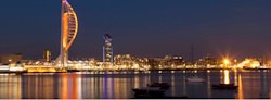 Oyster Quays in the DI Andy Horton Solent Murder MysteriesW